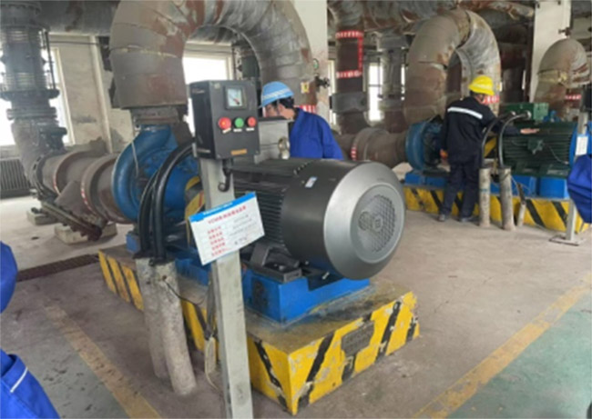 西安西瑪電機在青海鹽湖海納化工有限公司節能改造現場試運行